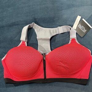 NWT Victoria's Secret Hot Pink, Gray, Purple Front Closure Sports Bra